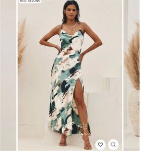 ACOA Strappy back midi dress